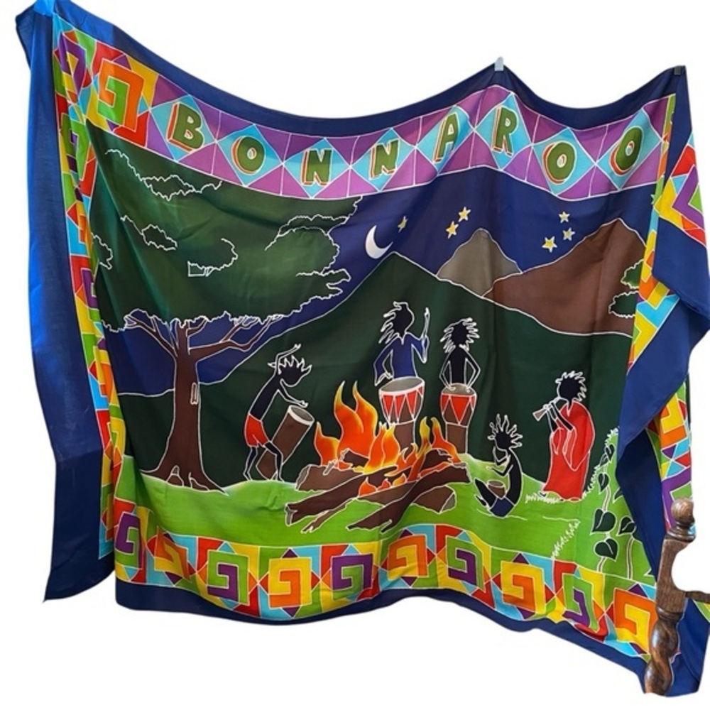 BONNAROO‎ Large Banner/Wall Hanging/Sarong 72”x46”